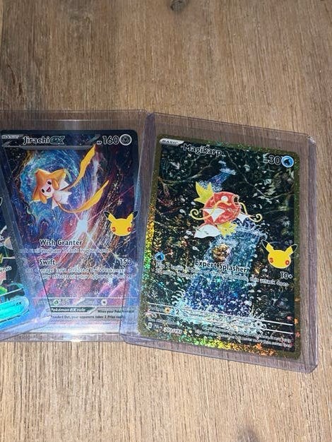 Pokémon Celebrations Kaarten: Gengar, Jirachi, Magikarp, Ophalen of Verzenden, Zo goed als nieuw, Meerdere kaarten, Foil