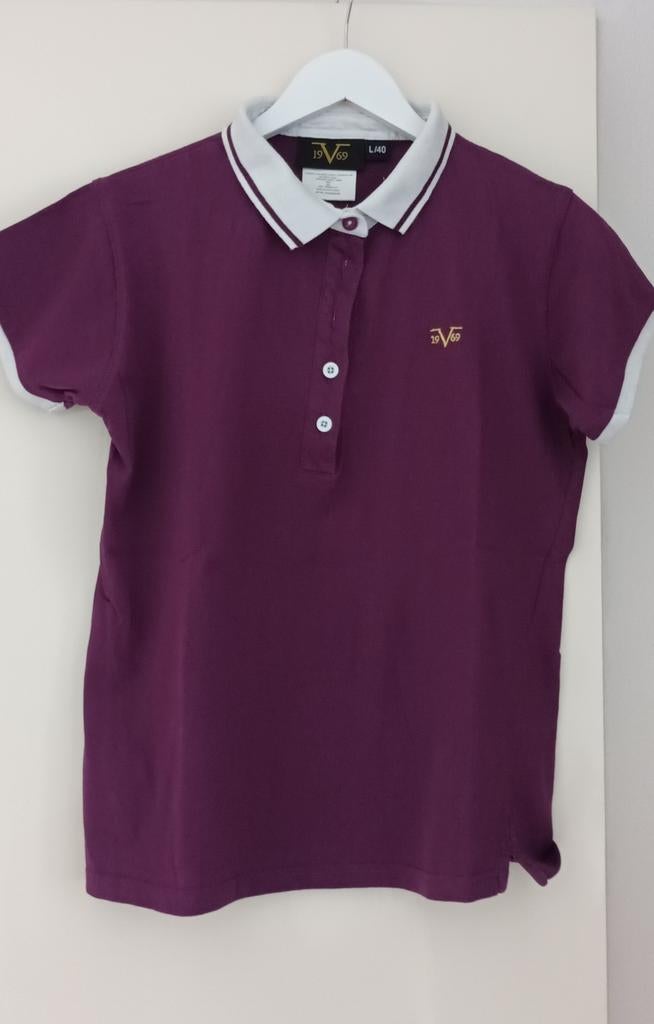 Poloshirt, Ophalen, Zo goed als nieuw, Maat 38/40 (M), Paars