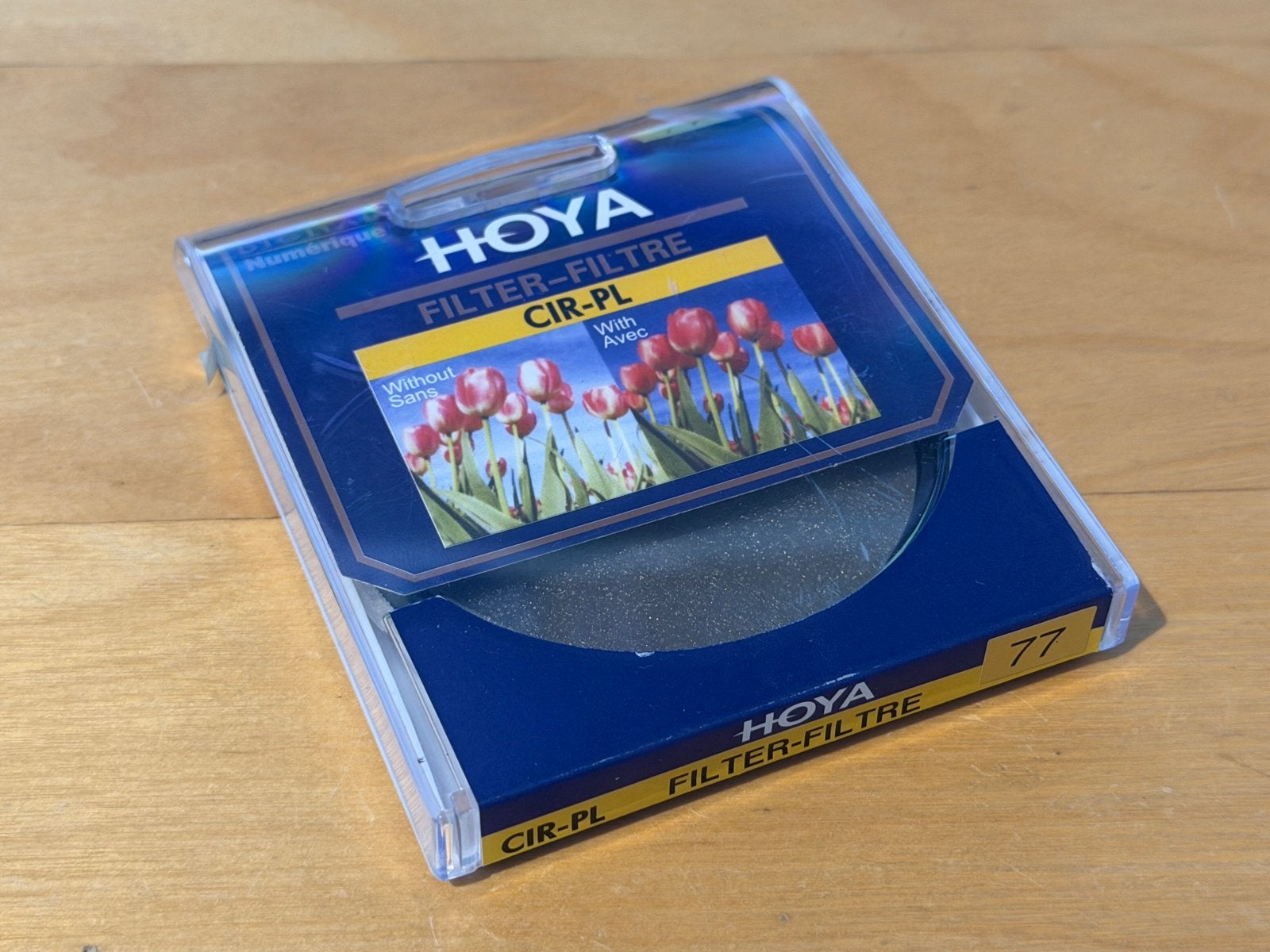 Hoya CIR-PL Polarisatiefilter 77mm, Polarisatiefilter, Ophalen of Verzenden, 70 tot 80 mm, Hoya