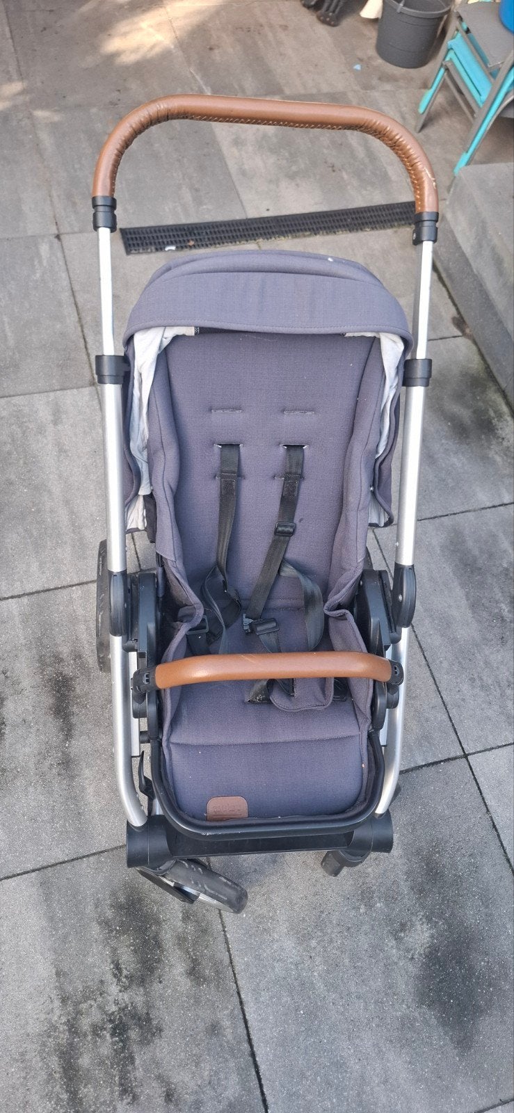 Mutsy Nio kinderwagen met reiswieg en zitje, Ophalen, Gebruikt, Combiwagen, Met reiswieg