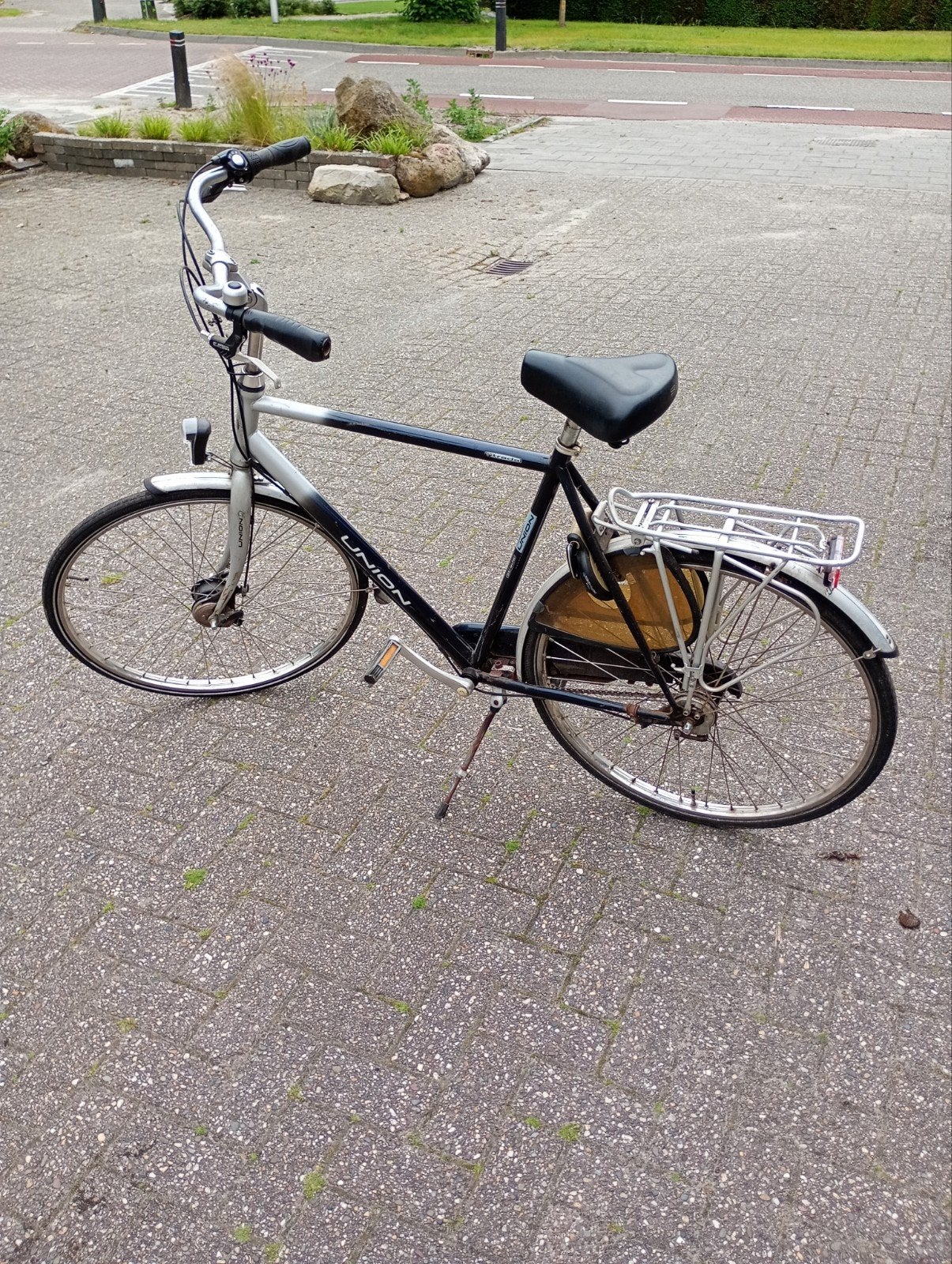 Union Strada herenfiets., Fietsen en Brommers, Gebruikt, Versnellingen, Trommelrem, Ophalen