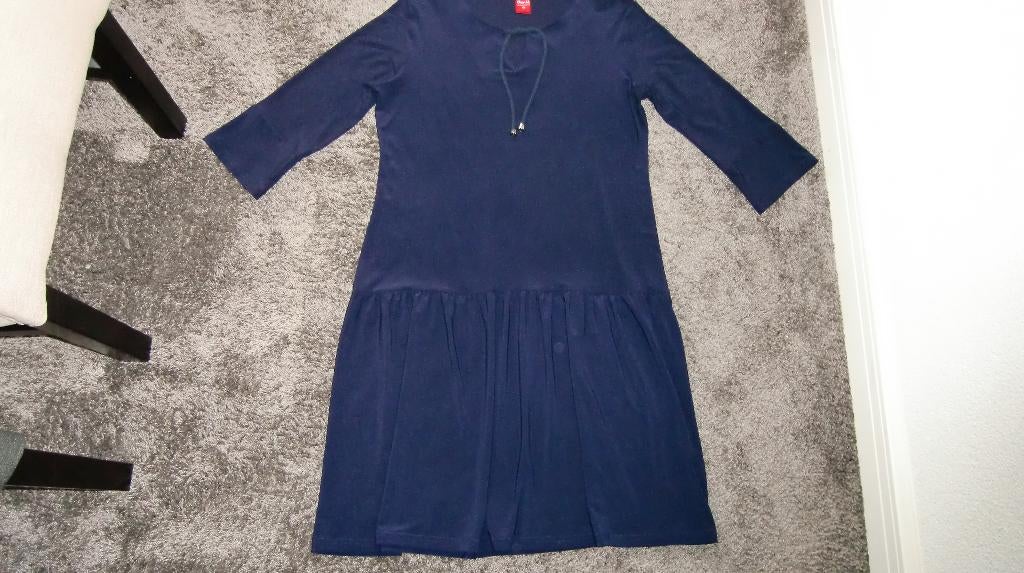 Travelstof jurk  Only.M.  maat 40, Maat 38/40 (M), Only.M., Blauw, Ophalen of Verzenden