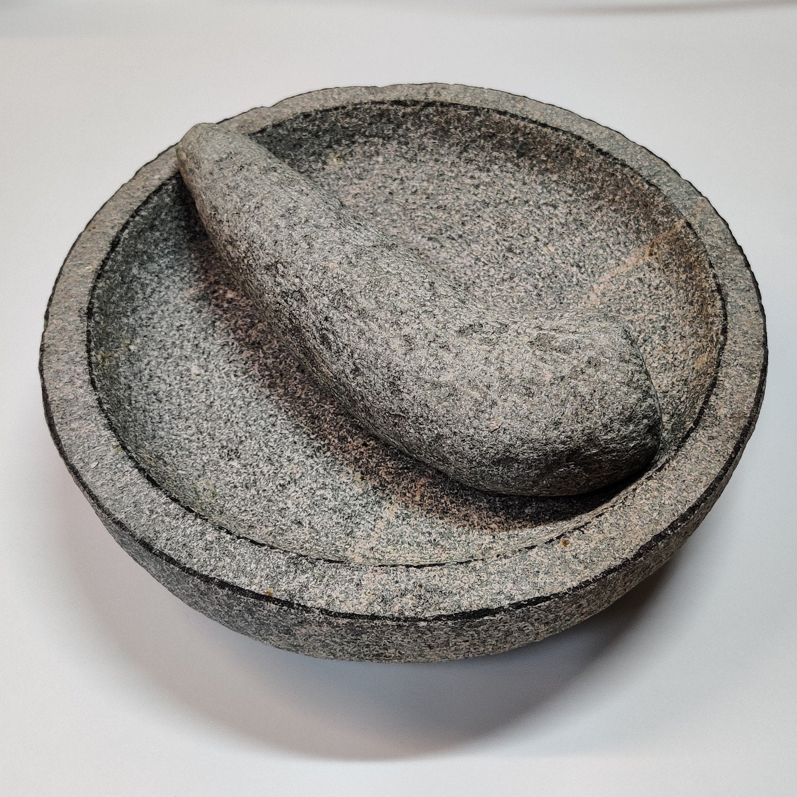 Originele Indonesische tjobek met oelekan, Ophalen of Verzenden, Nieuw, Natuurlijk materiaal