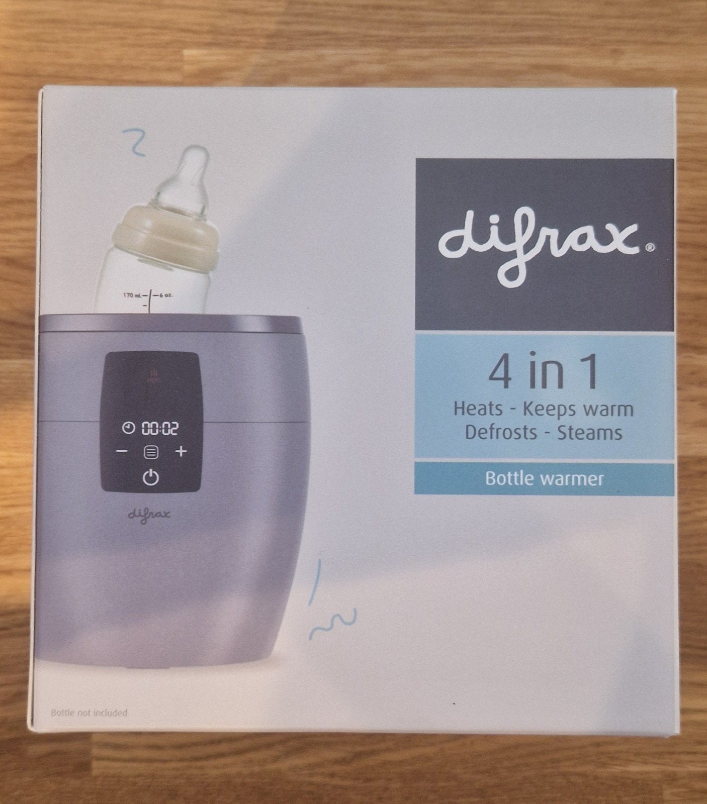 Difrax 4 in 1 flessenwarmer., Ophalen of Verzenden, Nieuw