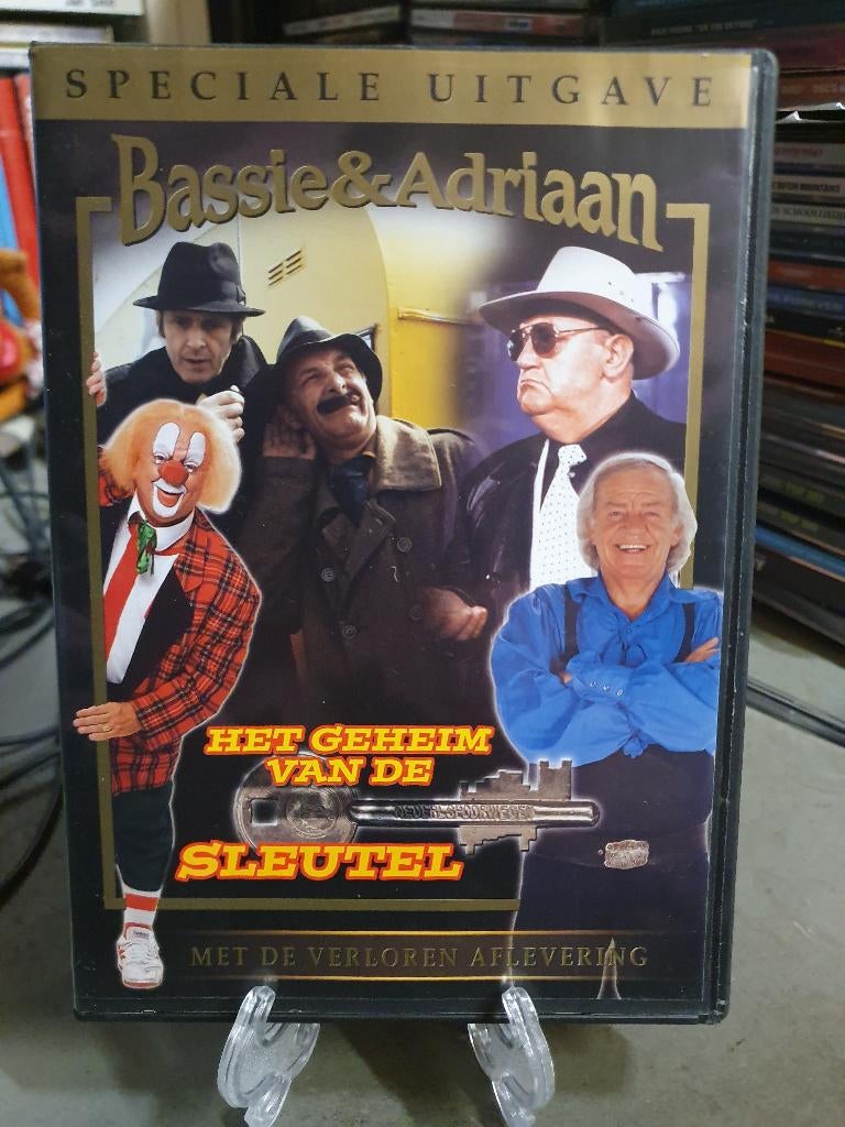 Bassie & Adriaan DVD Het geheim van de sleutel, Alle leeftijden, Ophalen, Zo goed als nieuw
