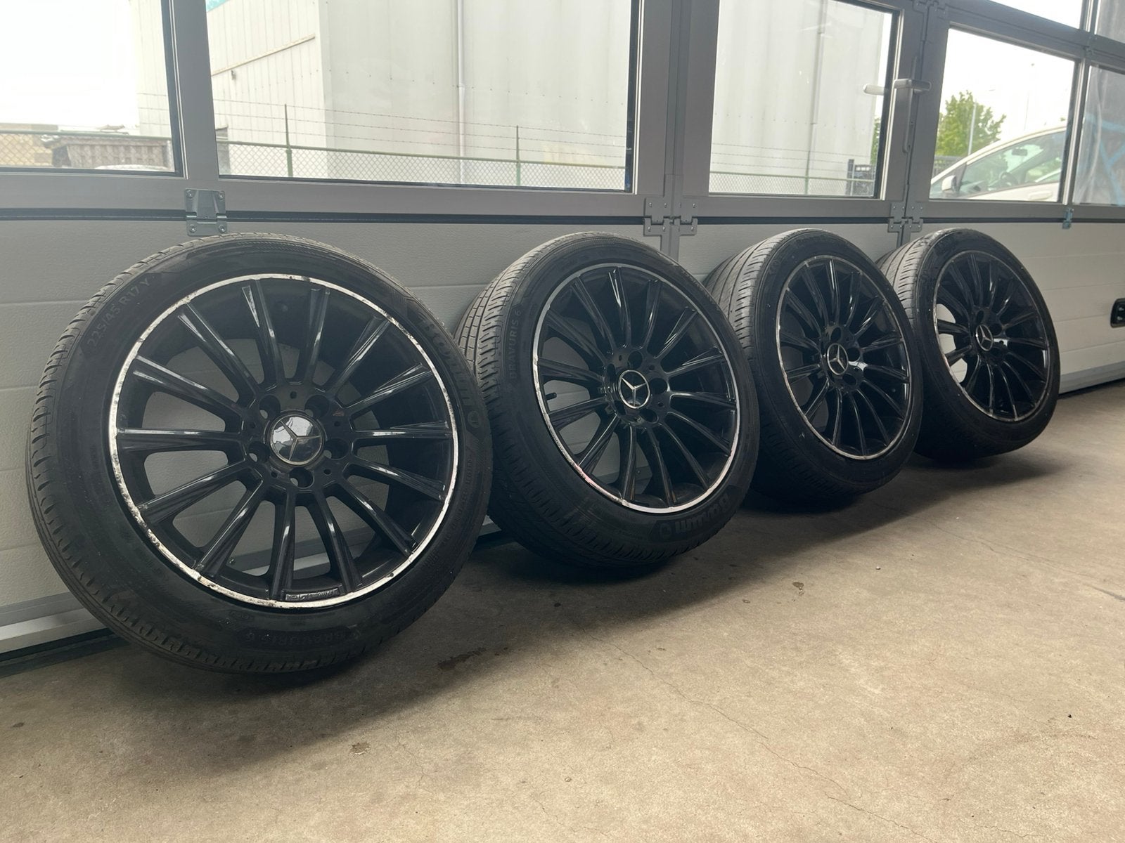 17inch Mercedes Amg look velgen, Auto-onderdelen, Gebruikt, Velg(en), 17 inch, Ophalen of Verzenden