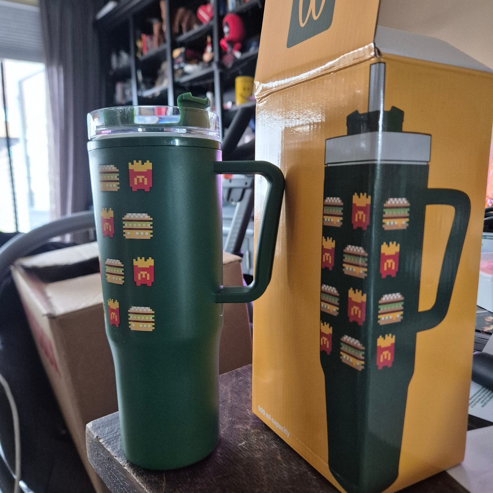 McDonald's x Stanley Quencher H2.0 FlowState Tumbler, Ophalen of Verzenden, Nieuw, Groen, Metaal