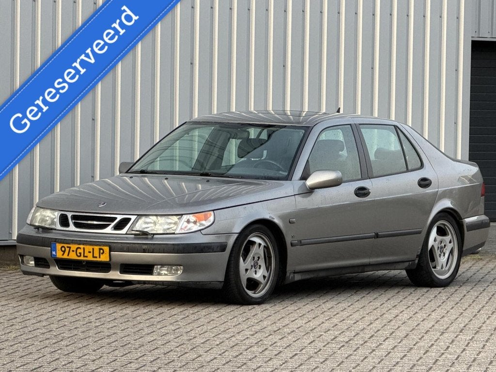 Saab 9-5 2.3t S Inruil mogelijk, 2290 cc, Bedrijf, Parkeersensor, Zilver of Grijs
