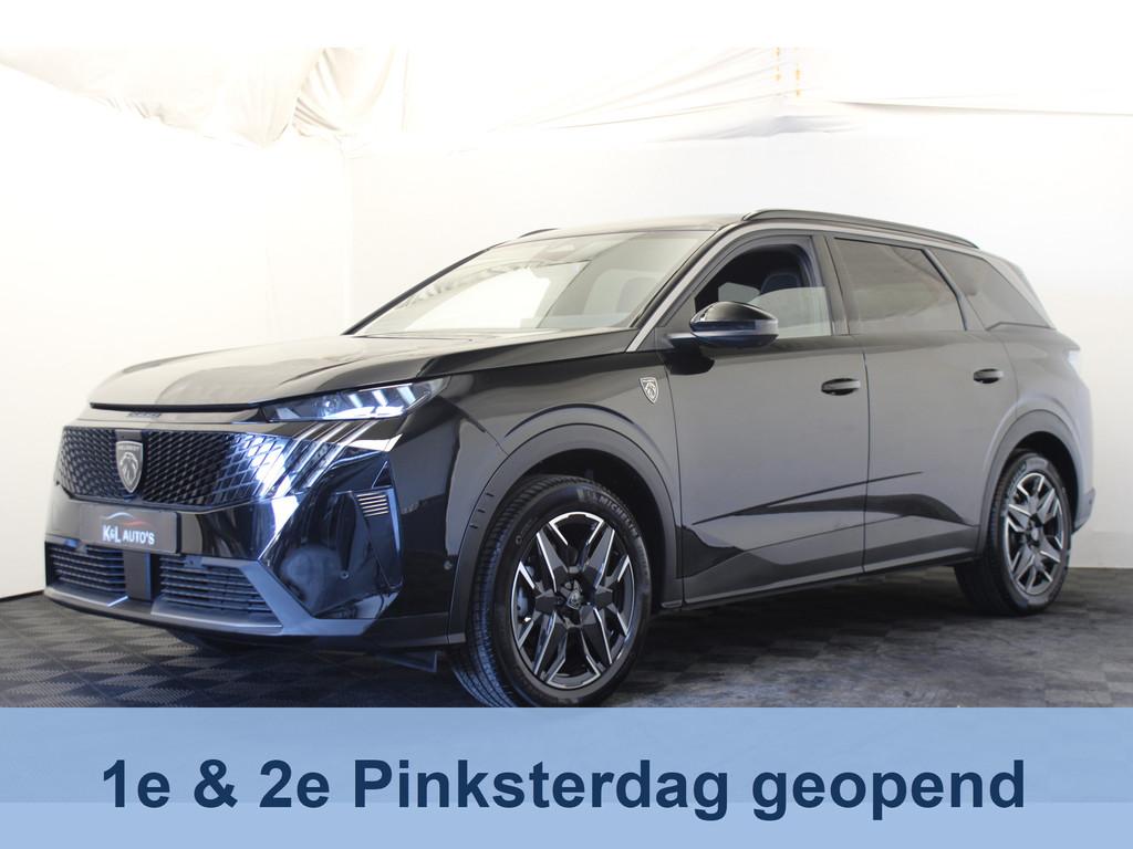 Peugeot 5008 1.2 Hybrid 145 GT (bj 2024, automaat), Auto's, Gebruikt, 1199 cc, 7 stoelen, Zwart