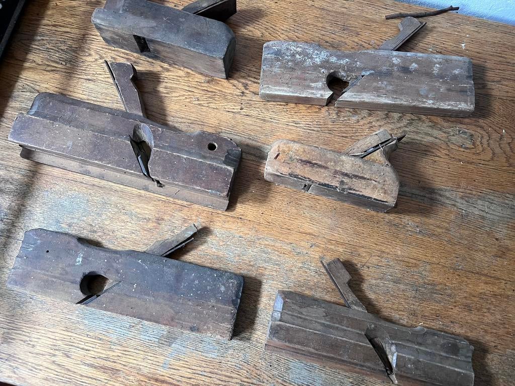 Verzameling Profielschaven en blokschaven, Antiek en Kunst, Antiek | Gereedschap en Instrumenten, Ophalen of Verzenden