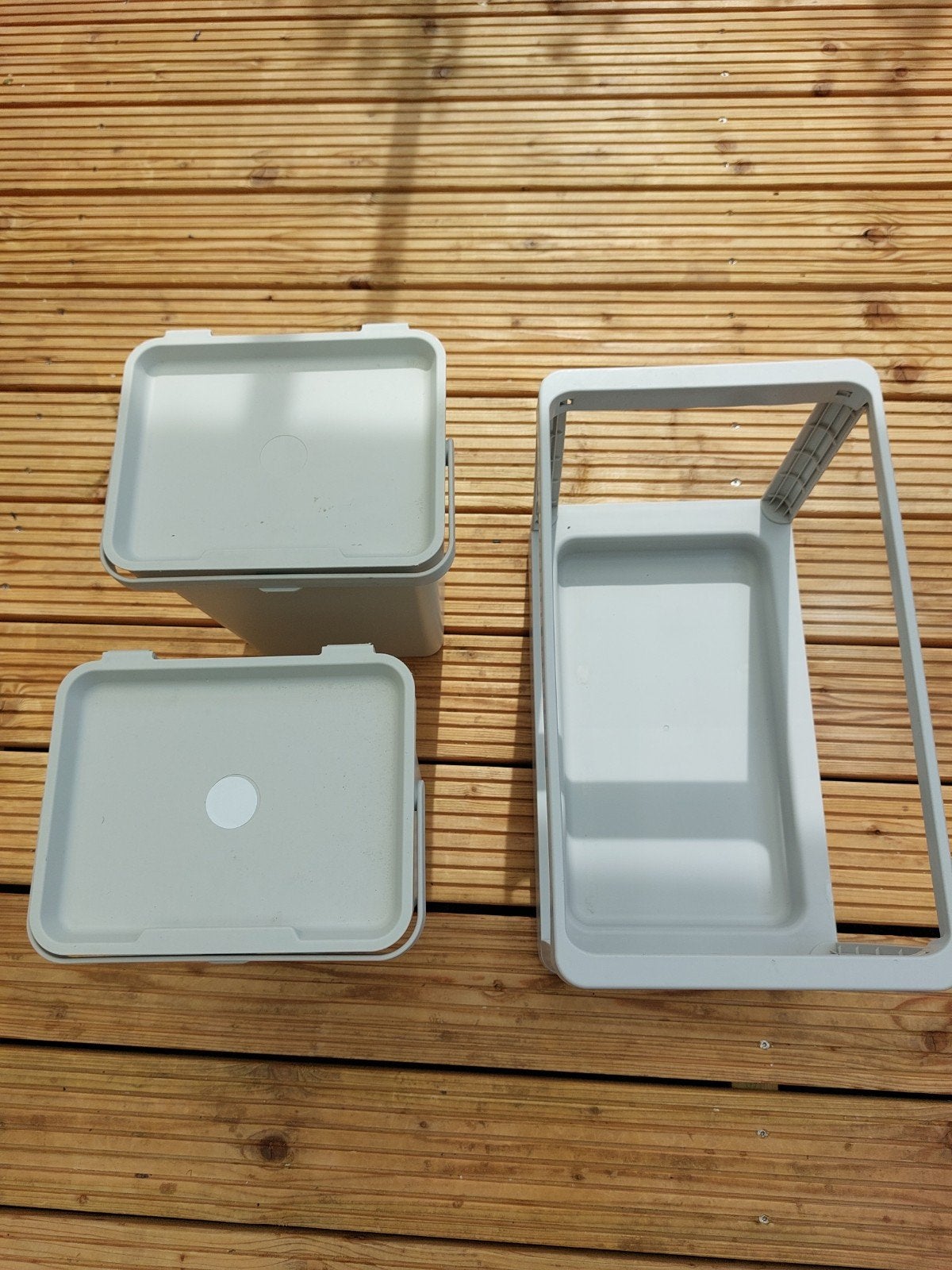 IKEA HÅLLBAR Prullenbak Set - Sorteren van Afval, 50 – 75, Kunststof, Gebruikt, Ophalen of Verzenden