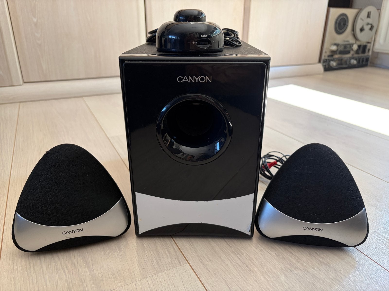 Canyon 2.1 Luidsprekerset met Subwoofer en Satellieten, Computers en Software, Ophalen, Gebruikt, Audiokanaal 2.1