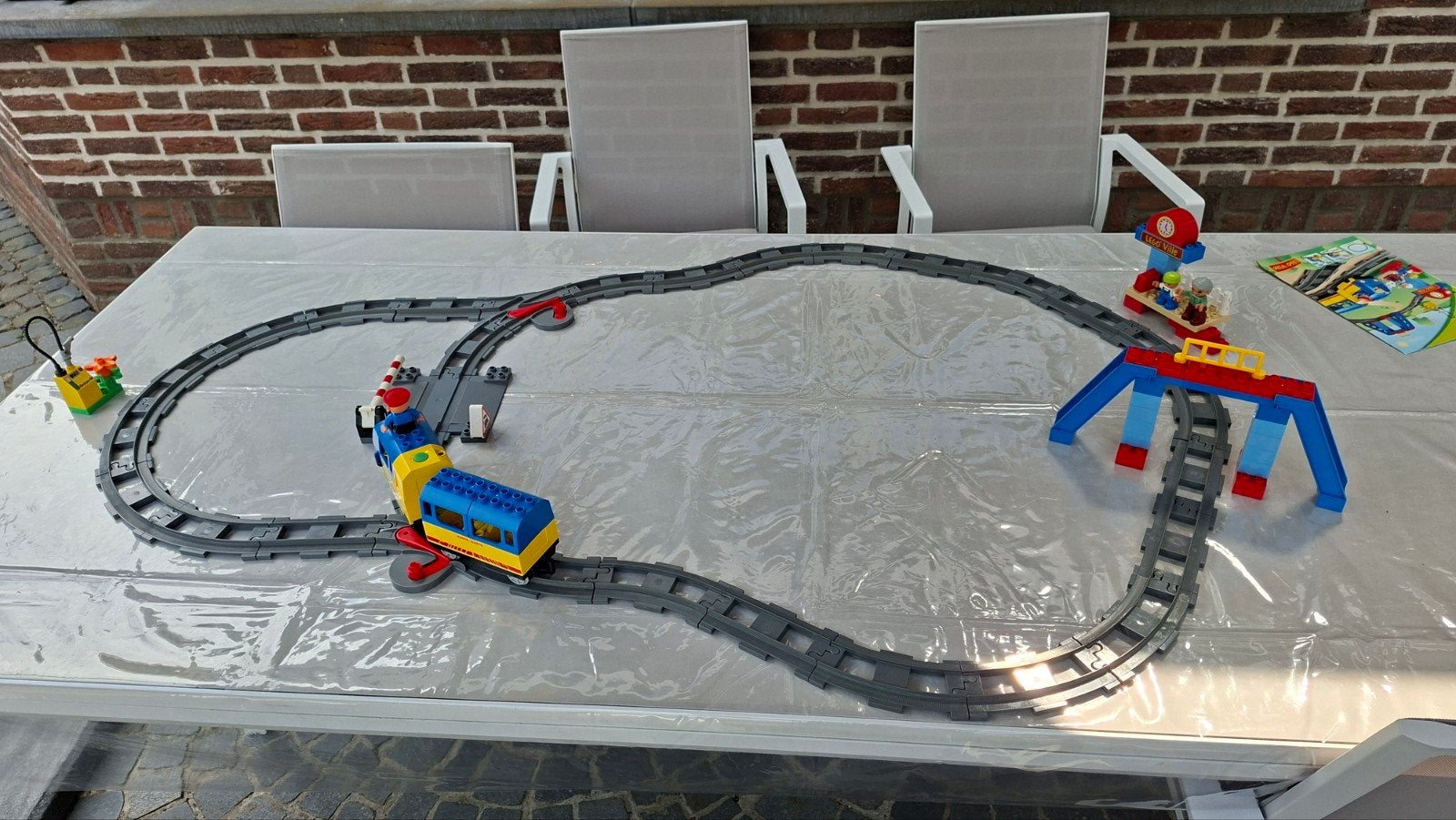 Lego Duplo Trein set 5608 - Maakt geluid, rijdt niet zelf, Kinderen en Baby's, Speelgoed | Duplo en Lego, Gebruikt, Overige thema's
