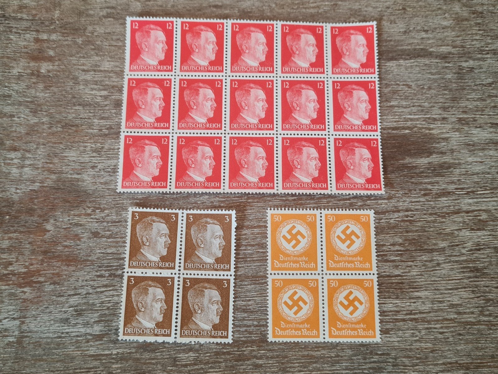 Set Duitse postzegels Tweede Wereldoorlog (#4), Ophalen of Verzenden, Overige soorten, Duitsland, Overige typen