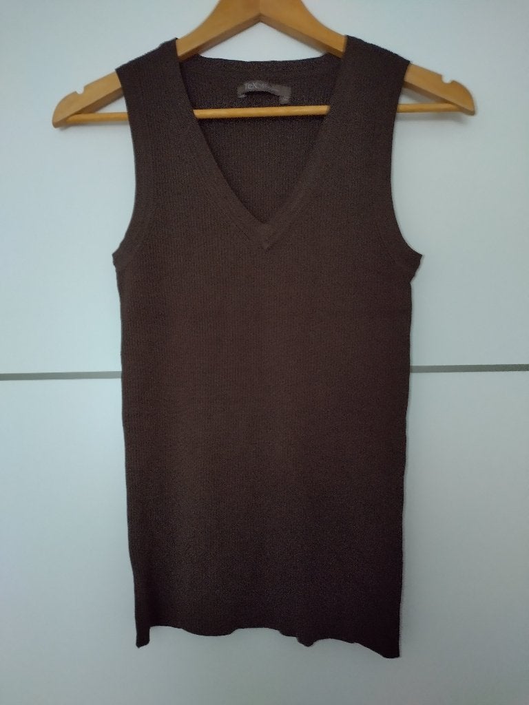 Top van Max Azia, Kleding | Dames, Tops, Bruin, Verzenden, Zo goed als nieuw, Zonder mouw