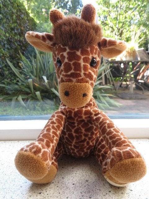 Giraffe of giraf SAM merk Anna Club Plush meet ca 28 cm, Gebruikt, Giraf, Ophalen of Verzenden, Middelgroot (20 tot 80 cm)