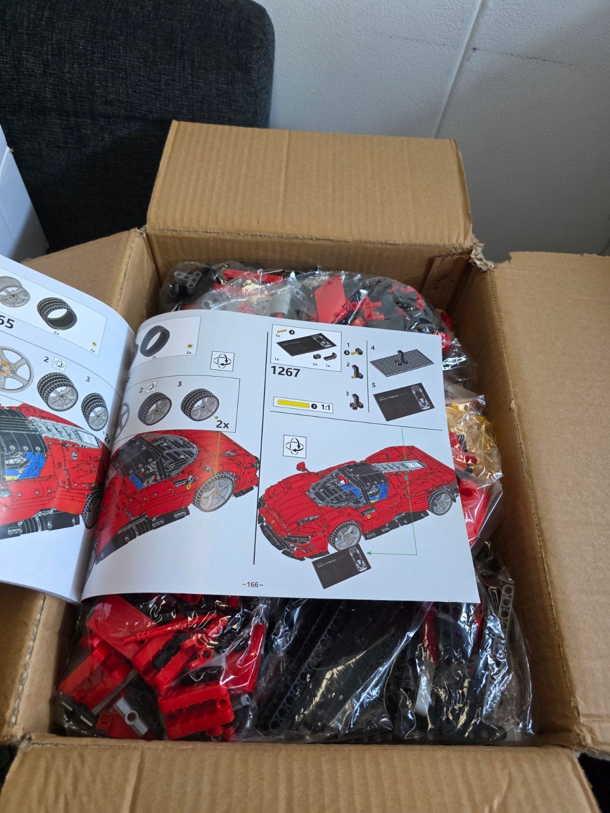 Namaak Lego Technic Ferrari Daytona SP3 1:8, Ophalen, Nieuw, Overige merken