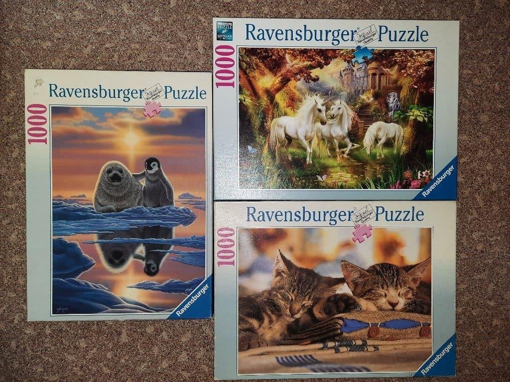 legpuzzel, Ophalen, 500 t/m 1500 stukjes, Zo goed als nieuw, Legpuzzel