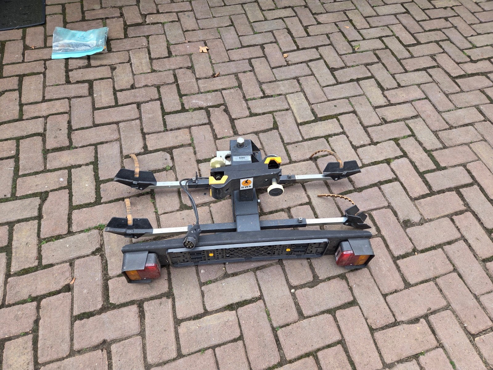 Hawk trekhaakdrager voor 2 fietsen, Ophalen