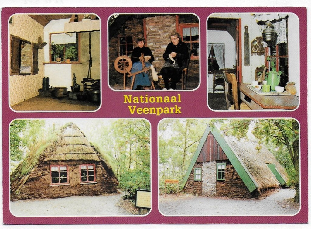 Barger Compascuum Veenpark ongelopen ansichtkaart( B 2979, Ophalen of Verzenden, 1980 tot heden, Gelopen