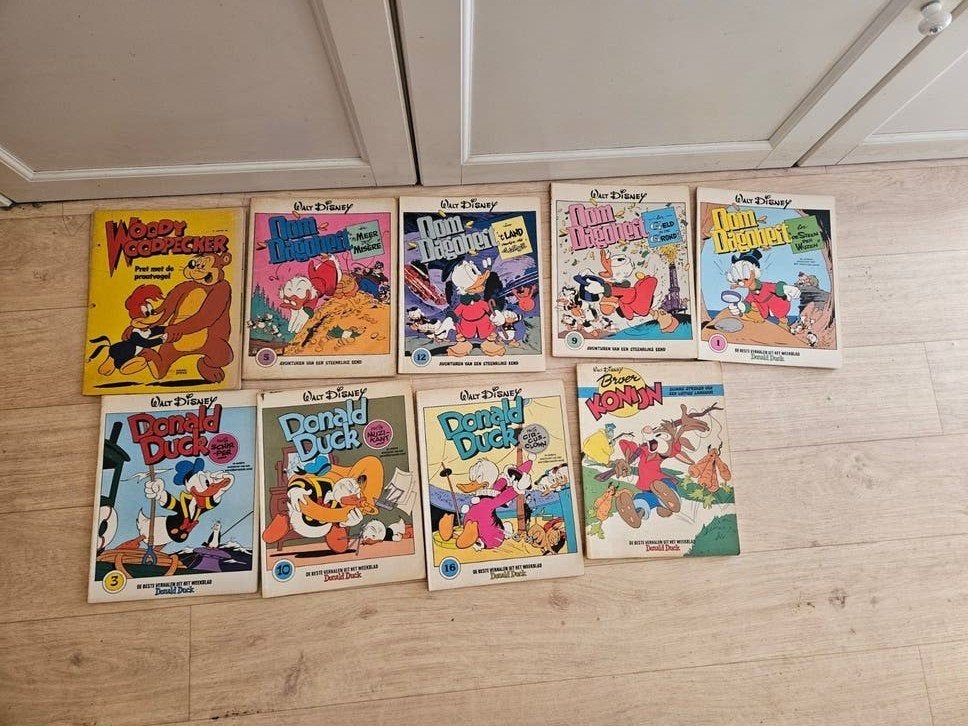 Donald Duck en andere stripboeken - 10 stuks, Boeken, Meerdere stripboeken, Ophalen, Gelezen