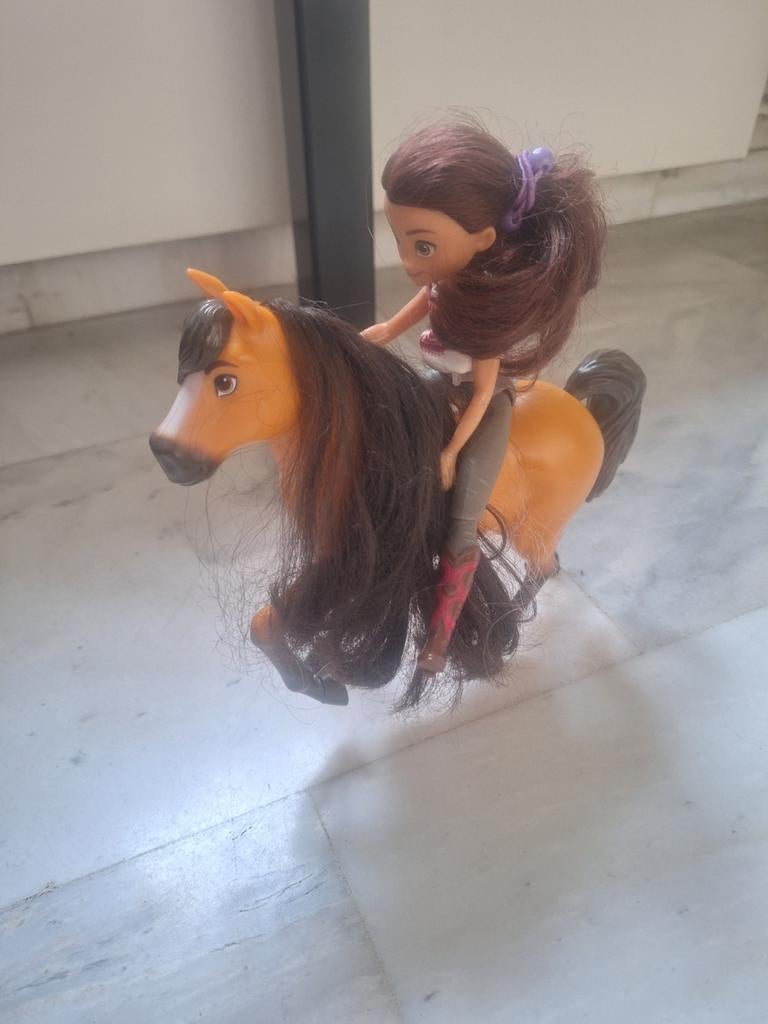 Paard met pop, Ophalen of Verzenden, Zo goed als nieuw, Overige typen