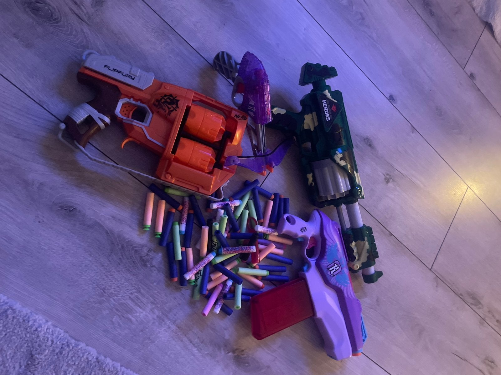 Nerf Blasters & Crossbow Set met Darts, Ophalen of Verzenden, Gebruikt, Jongen of Meisje