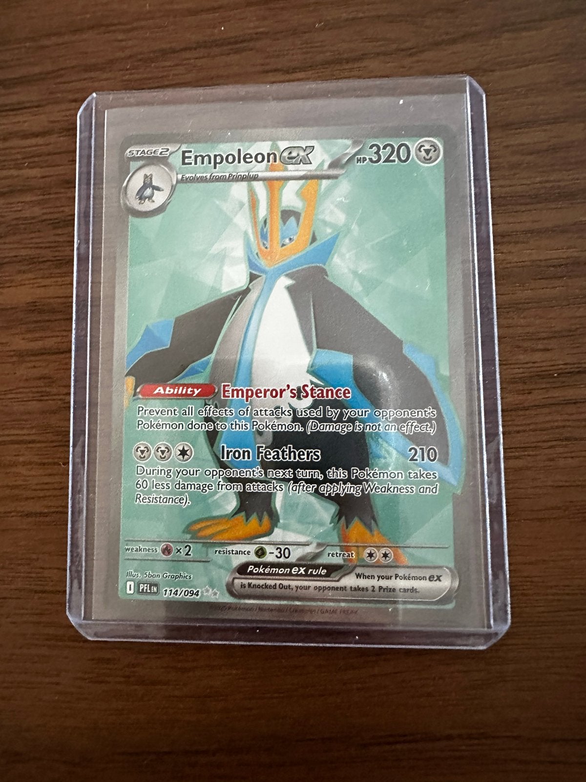 Empoleon ex 114/094, Ophalen of Verzenden, Zo goed als nieuw, Losse kaart