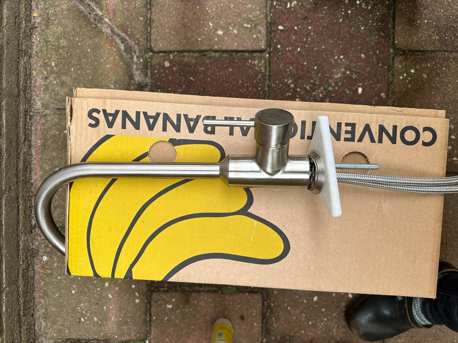 IKEA Ringskär kraan en Hällviken wasbak (zwart) met Sifon, Ophalen, IKEA, Zwart, Metaal