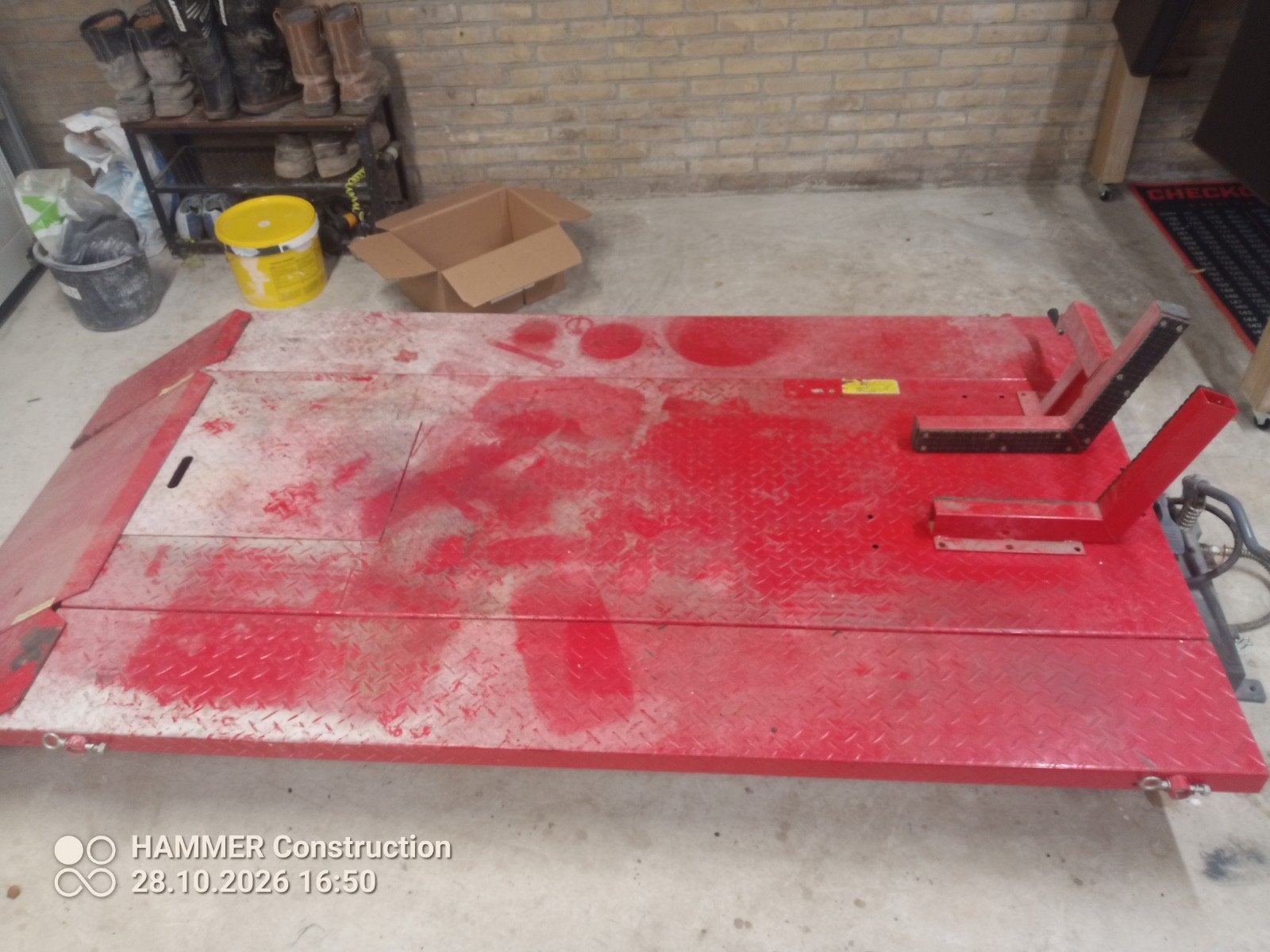 heftafel / motor lift, 100 liter of meer, Ophalen, Transportkar