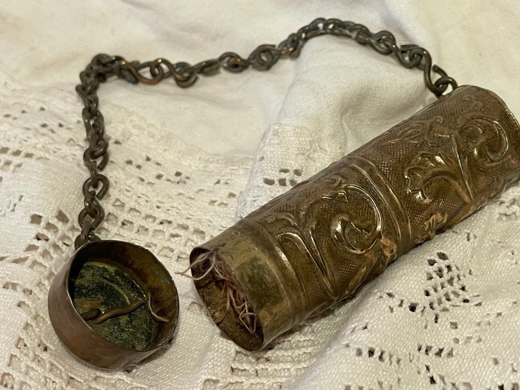 antiek tondeldoosje, Ophalen of Verzenden