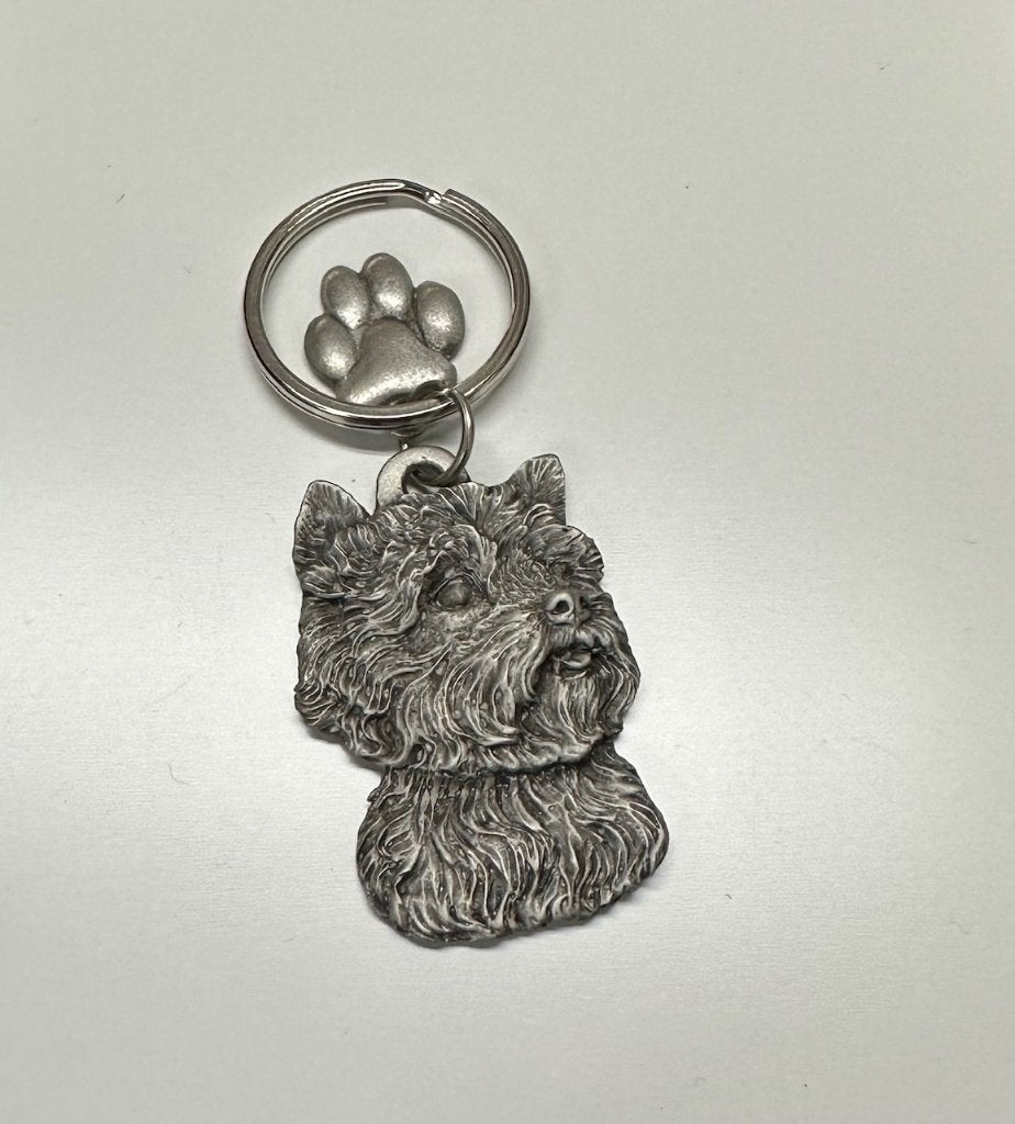 Sleutelhanger West Highland White Terrier - tin, Nieuw, Ophalen of Verzenden, Nvt, Nvt