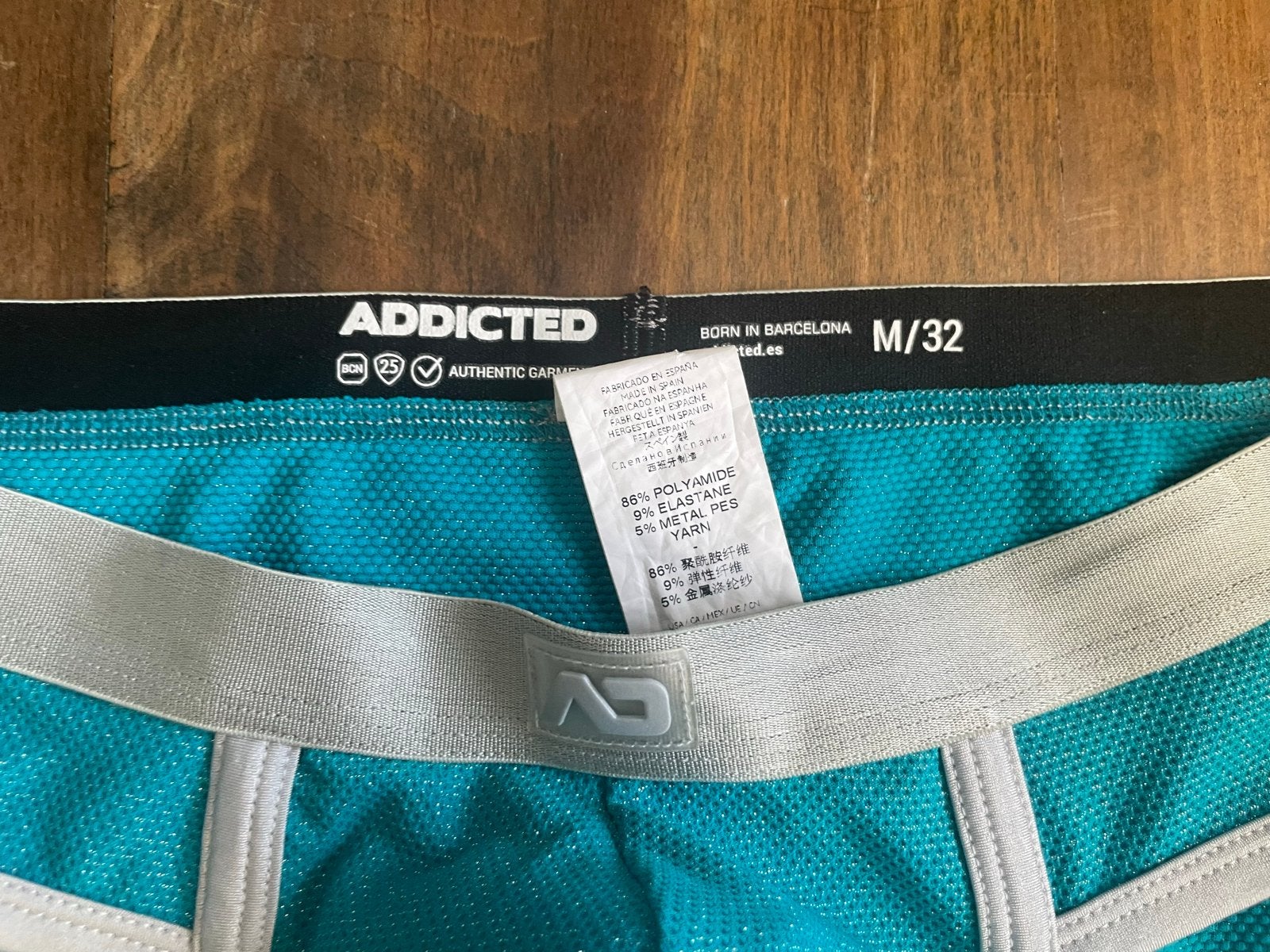 ADDICTED Heren zwemslip - Turquoise M/32, Kleding | Heren, Badmode en Zwemkleding, Verzenden, Overige kleuren