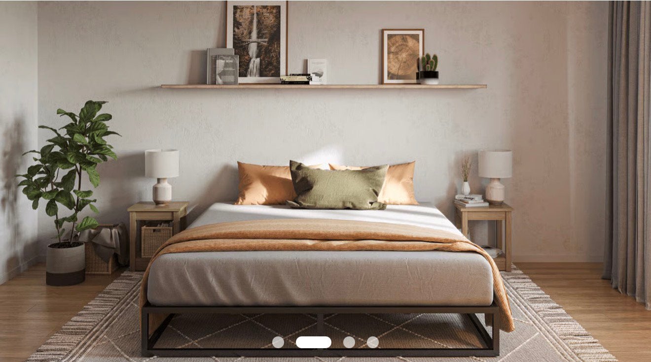 Bed and Mattress 200x200, Ophalen, Tweepersoons, Zo goed als nieuw, Overige maten