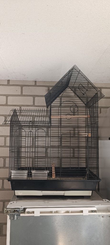 Vogelkooi, Ophalen, Gebruikt, Metaal, Vogelkooi