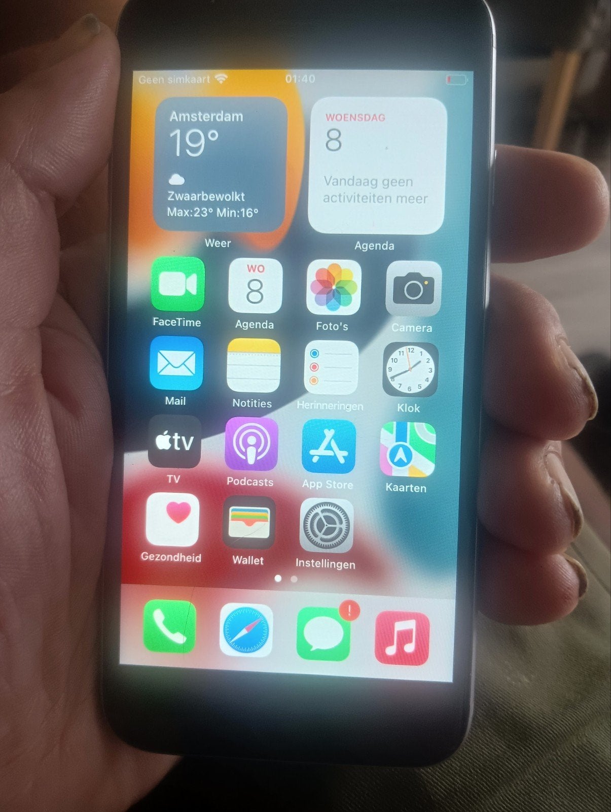 te koop iphone 6s in nieuwstaat met doosje, Telecommunicatie, Mobiele telefoons | Apple iPhone, Ophalen, Zo goed als nieuw, 32 GB