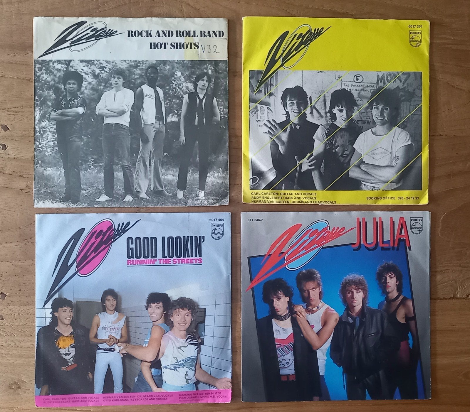 4 vinyl singles Vitesse, Cd's en Dvd's, Vinyl Singles, Ophalen of Verzenden, Gebruikt, Pop