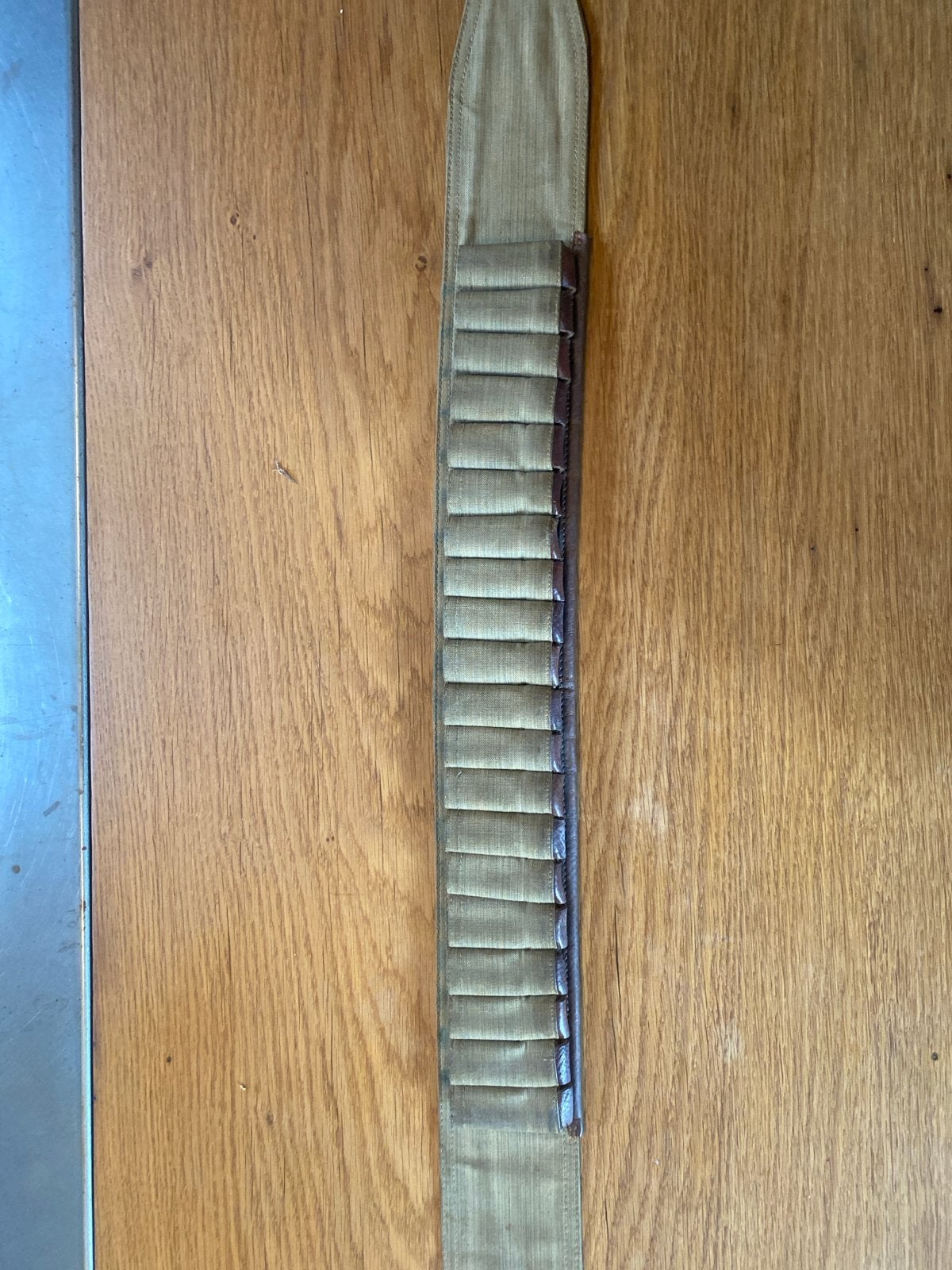 Vintage Patroonband / Munitieband jacht en jagen, Ophalen of Verzenden, Overige soorten, Overige gebieden, Overige typen