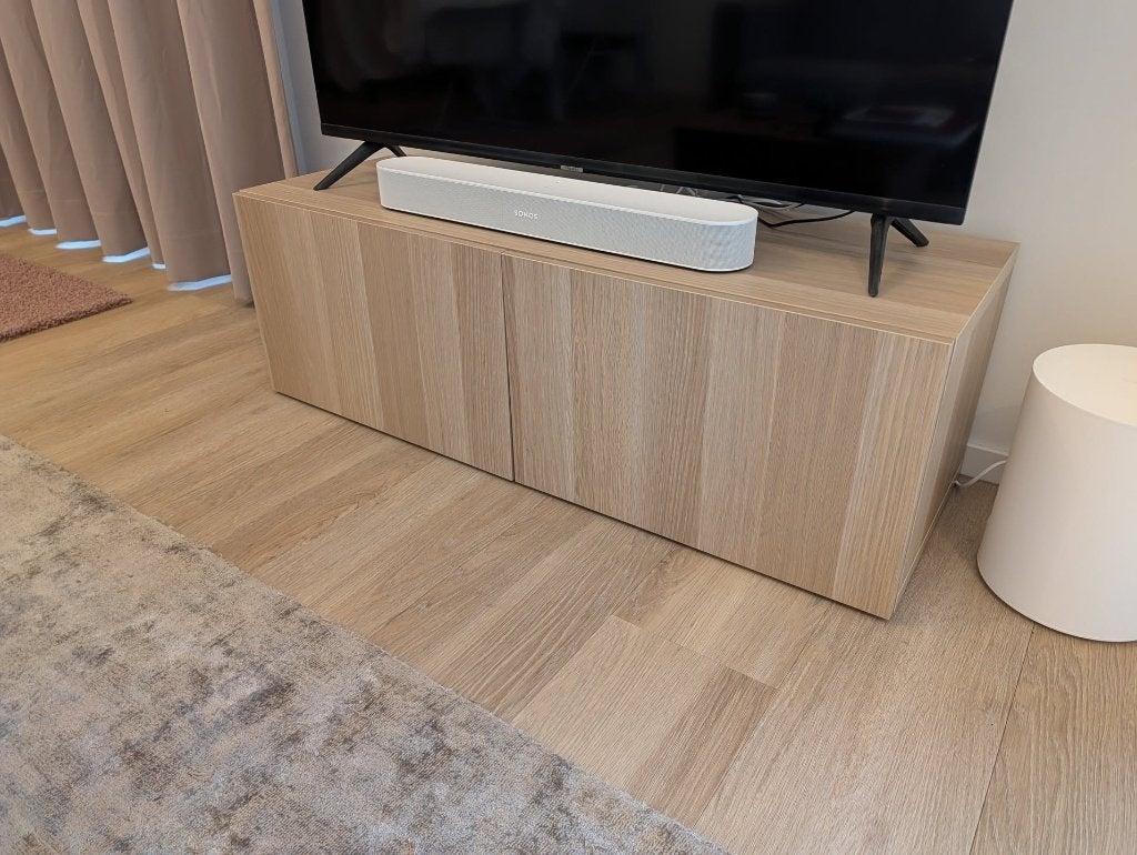 Bestå TV bench IKEA, Ophalen, Zo goed als nieuw, 25 tot 50 cm, Minder dan 100 cm