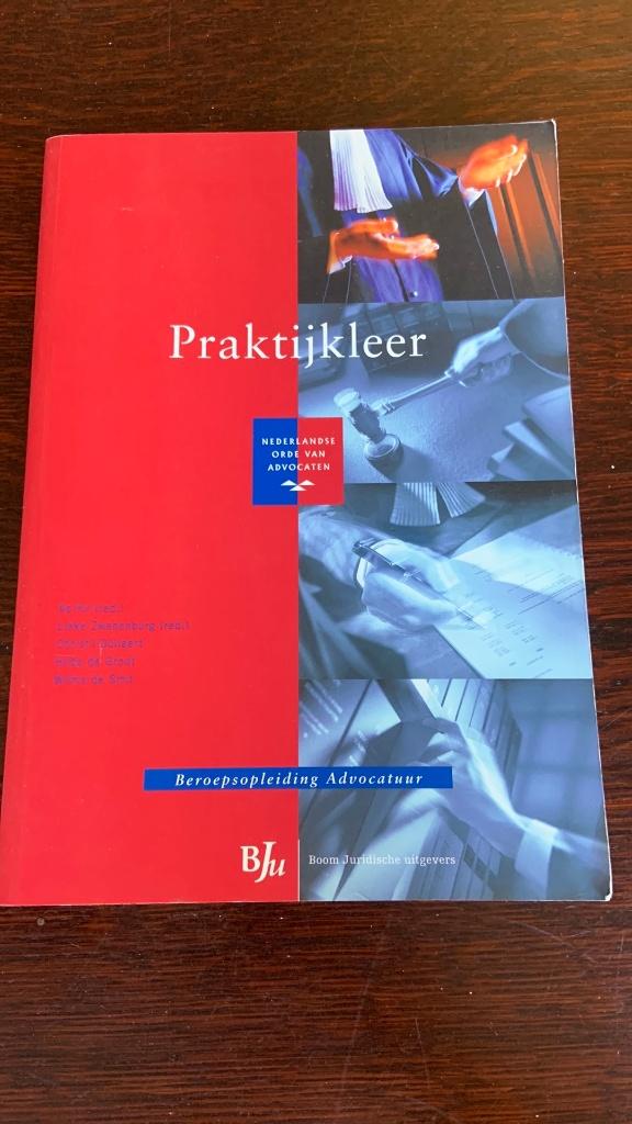 Praktijkleer - Nederlandse orde van advocaten, Ophalen of Verzenden, Alpha, Zo goed als nieuw, HBO
