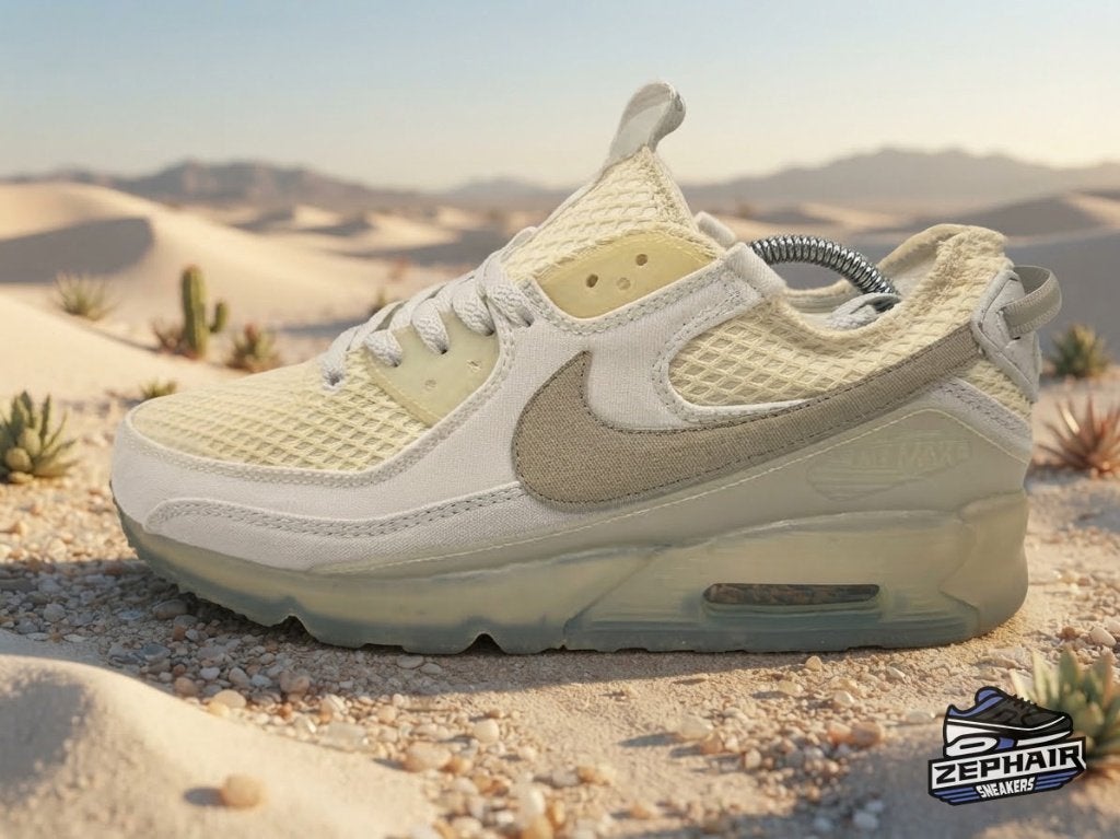 Nike Air Max 90 TerraScape 'White/Rattan Sail' EU44.5 2022, Colosseum 1, 1213 NL Hilversum, Nederland, Wit, Nike, Ophalen of Verzenden
