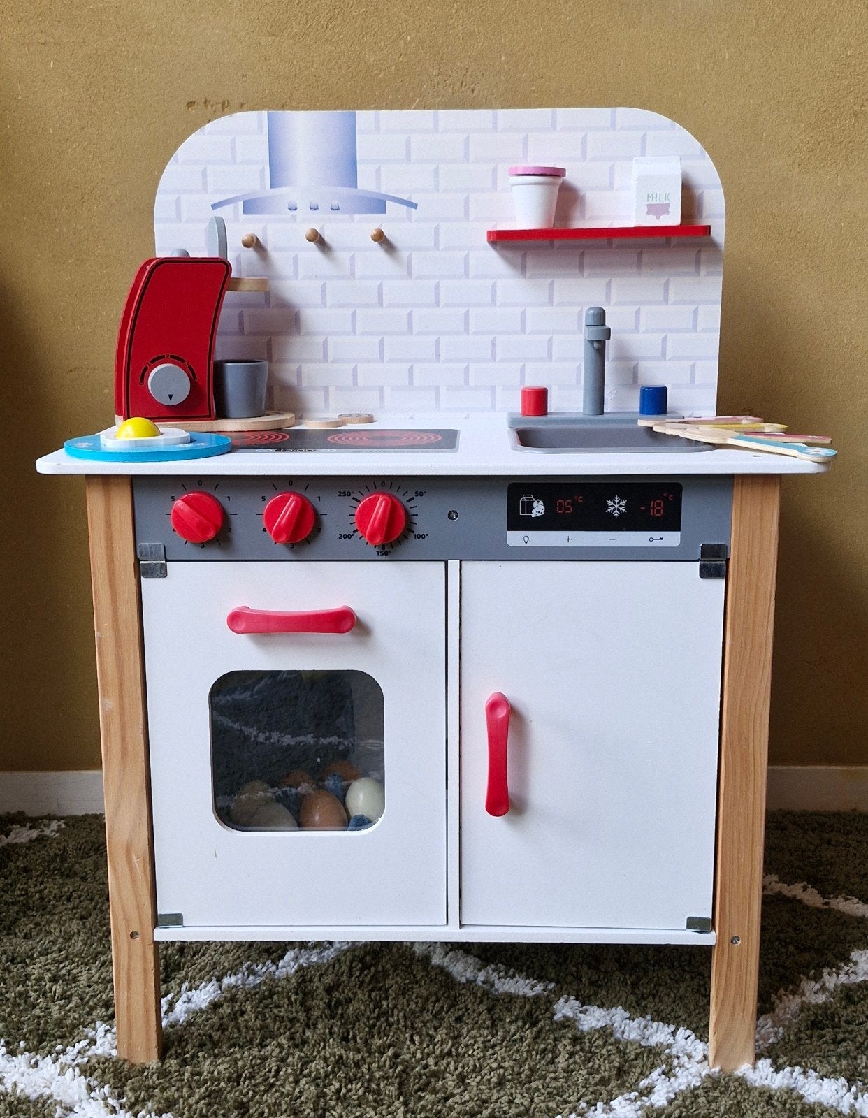 houten speelgoed keukentje met extra's, Kinderen en Baby's, Ophalen, Gebruikt, Hout, Speelkeuken