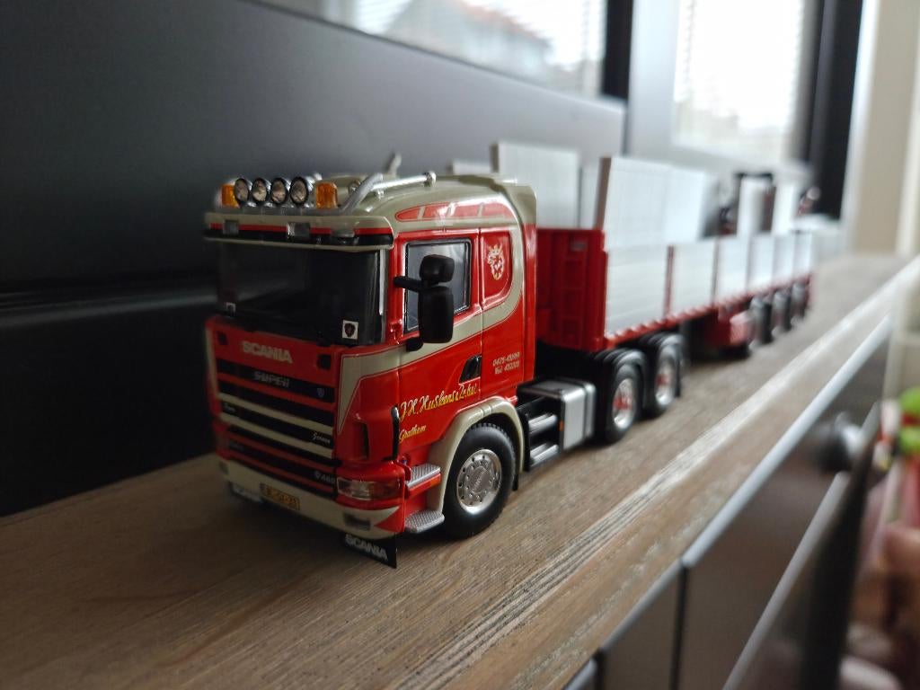 WSI Scania 164 Huskens, Hobby en Vrije tijd, Modelauto's | 1:50, Ophalen of Verzenden, Nieuw, Bus of Vrachtwagen, Wsi
