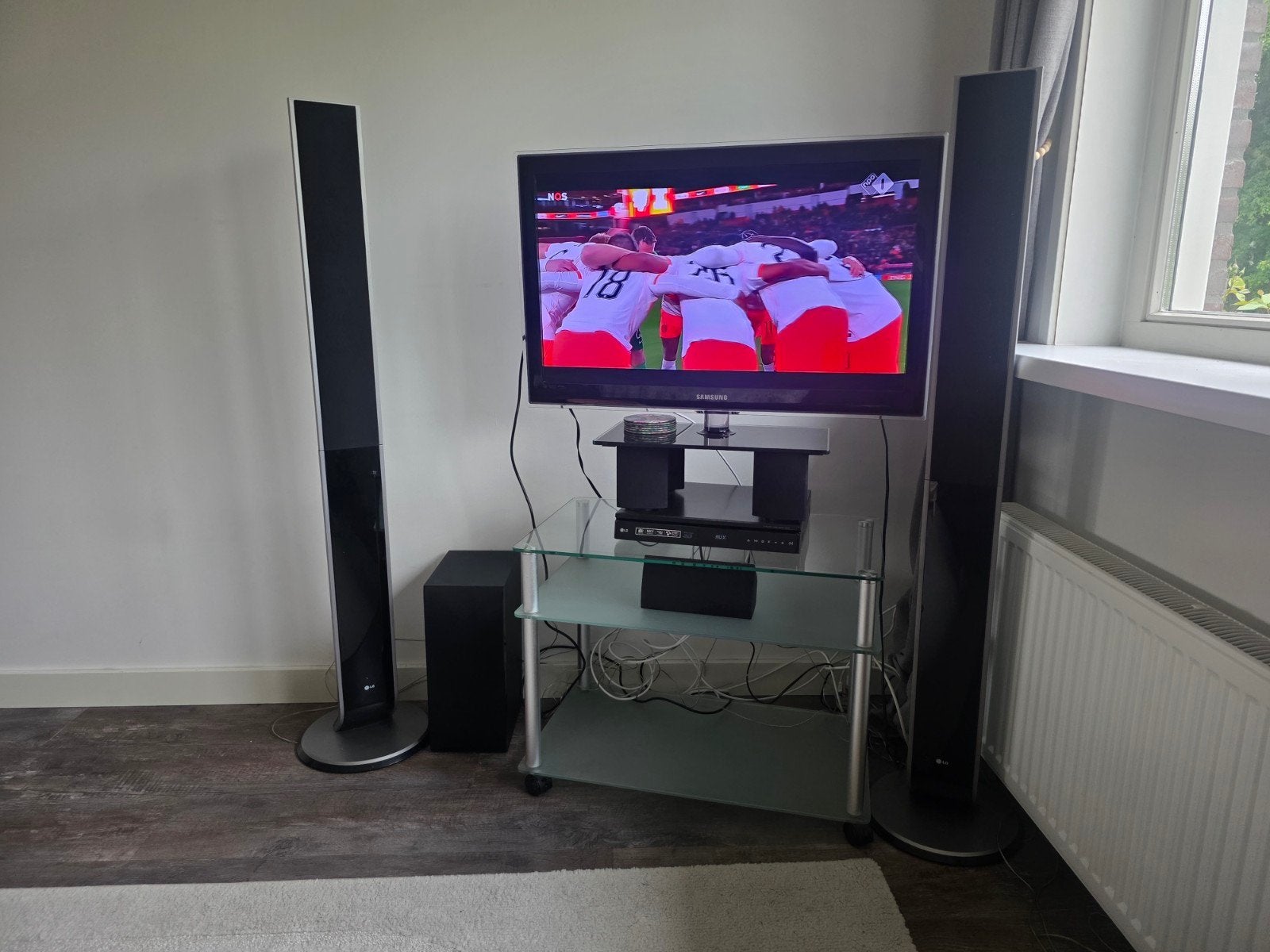 Samsung LCD TV met LG speakers, Gebruikt, 50 Hz, LCD, Samsung