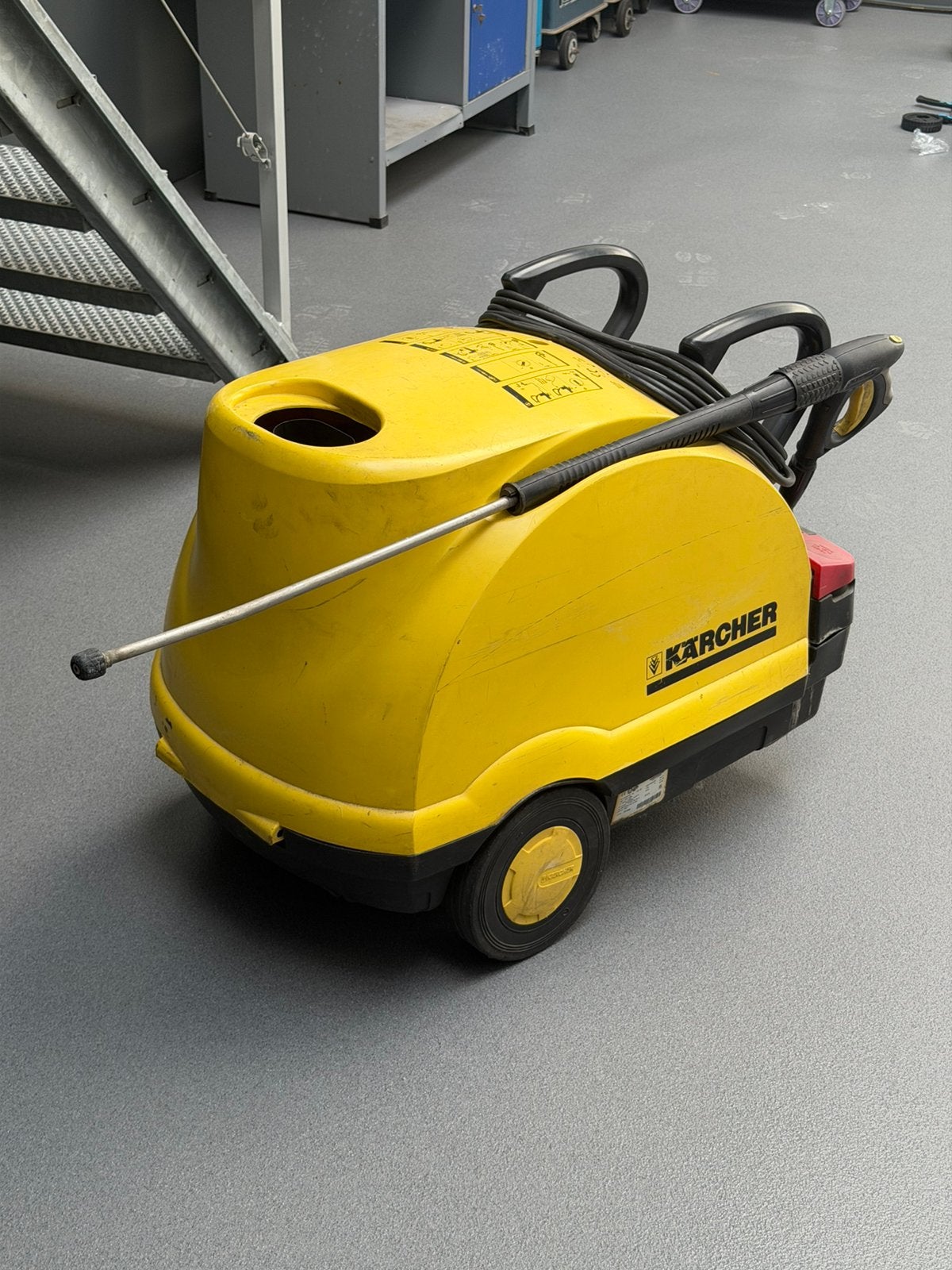 Kärcher HDS 558 CSX Eco warmwater hogedrukreiniger 230V, Tuin en Terras, Hogedrukreinigers, Ophalen, Gebruikt
