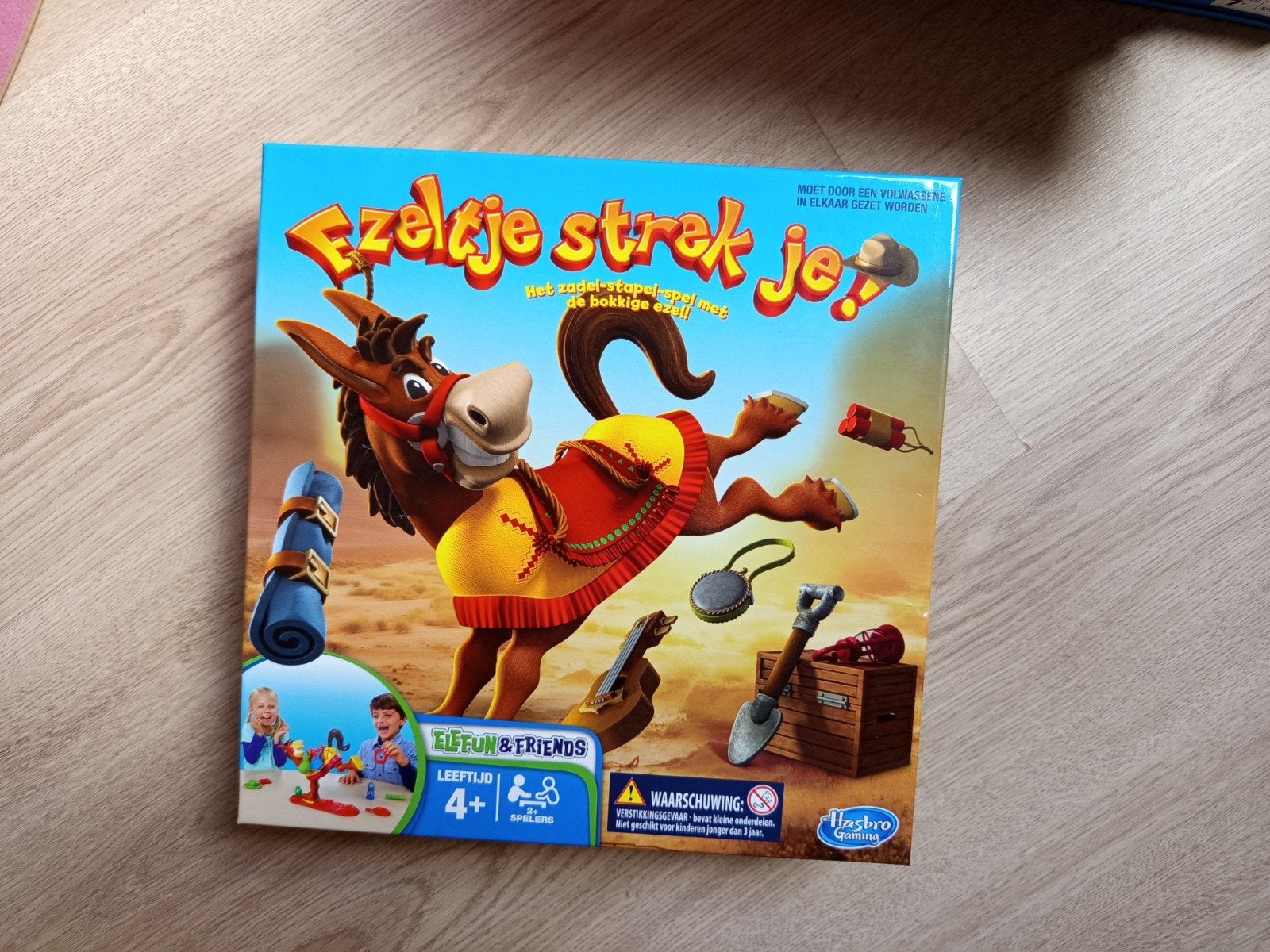 Ezeltje Strek Je! - Hasbro Kinderspel, Een of twee spelers, Ophalen of Verzenden, Gebruikt, Hasbro