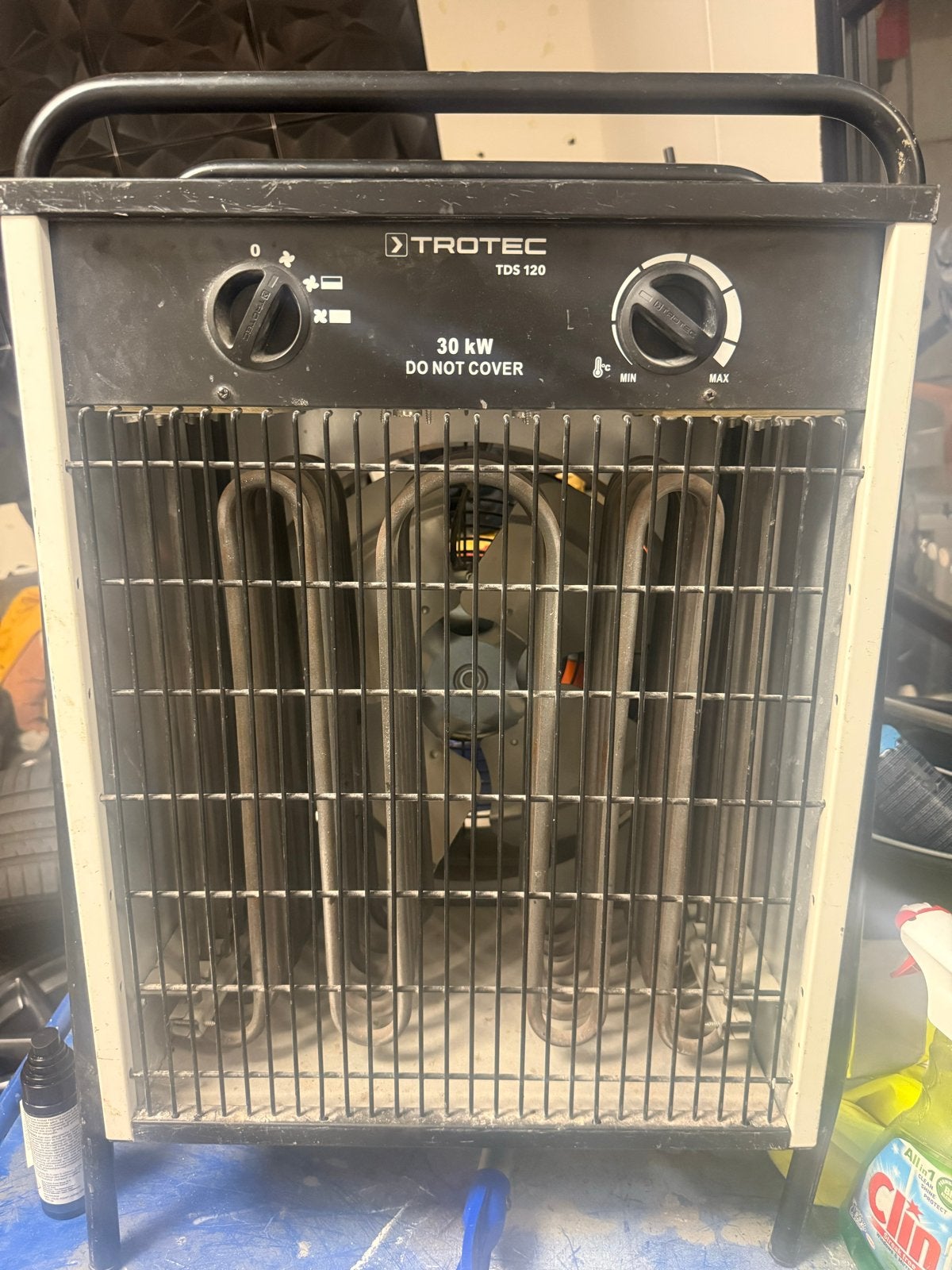 Trotec TDS 120 Elektrische Kachel 30 kW, Ophalen, Gebruikt, Verwarmen, 3 snelheden of meer