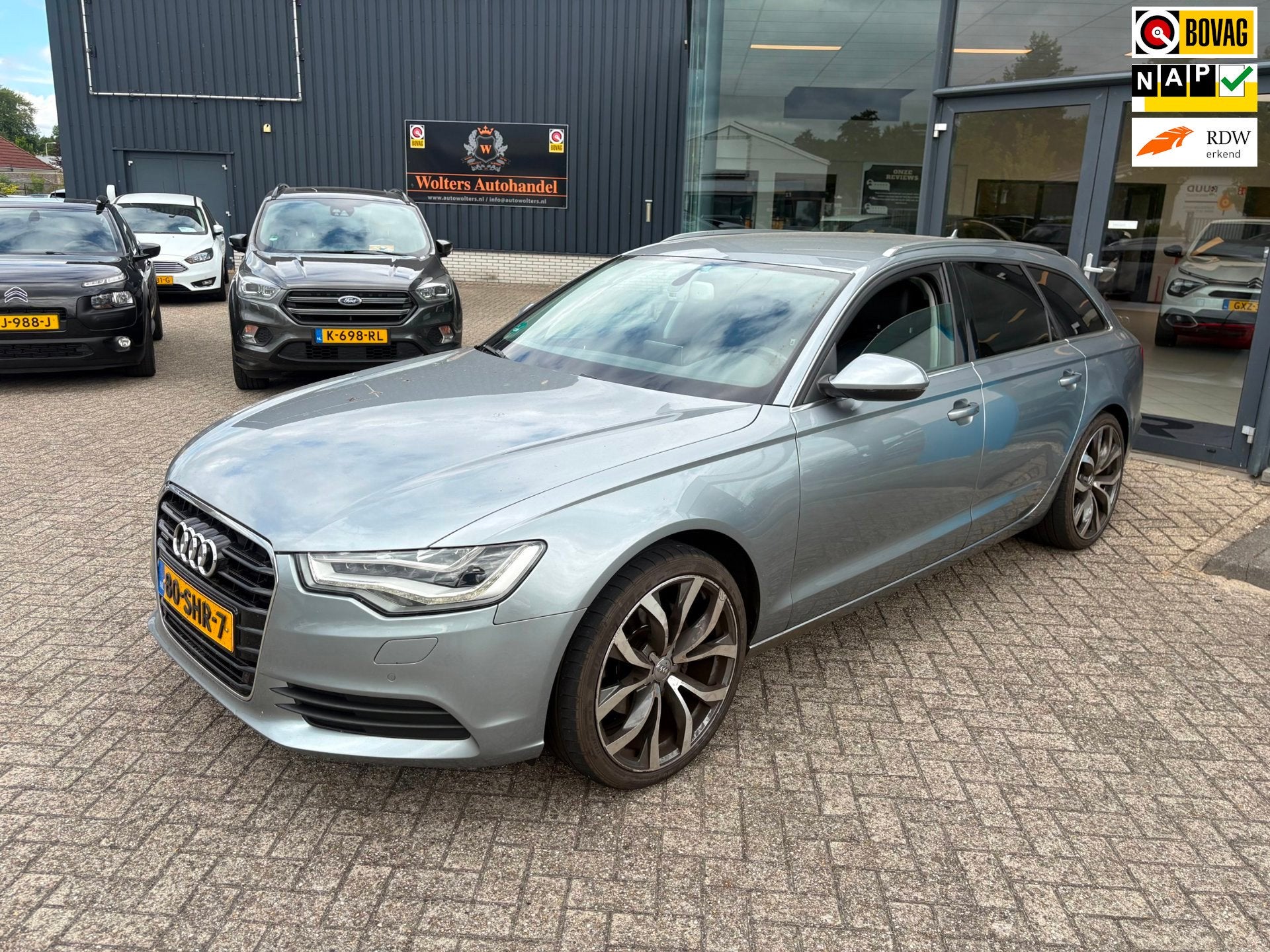 Audi A6 Avant 2.8 FSI quattro Pro Line Plus, Auto's, Gebruikt, Zwart, 2773 cc, Vierwielaandrijving