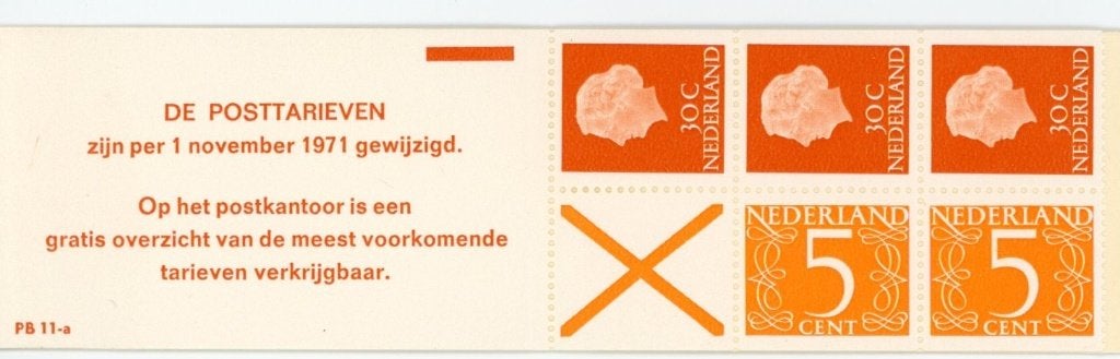 Postzegelboekje PB 11a, Ophalen of Verzenden, Na 1940, Postfris