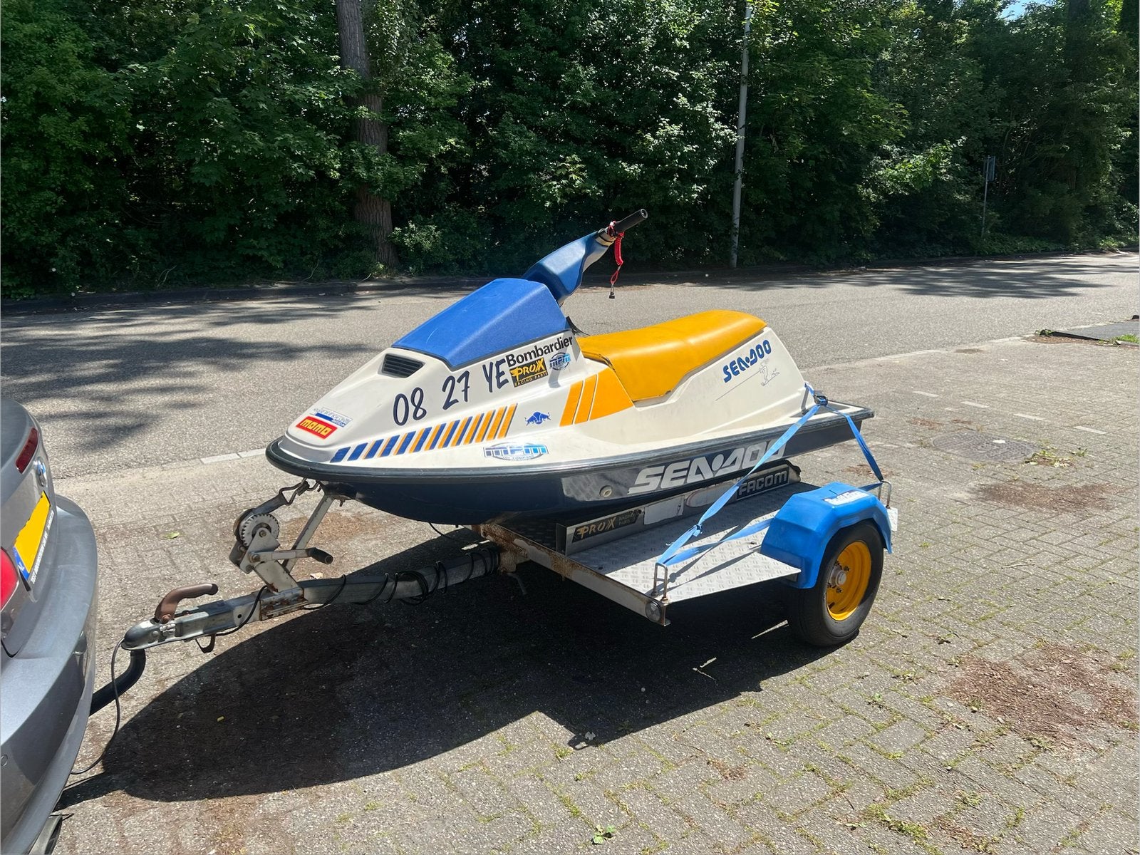 Sea-Doo SP 580 (1990) Met Trailer Rotax Seadoo Jetski, Ophalen, Gebruikt, Benzine, Minder dan 70 pk